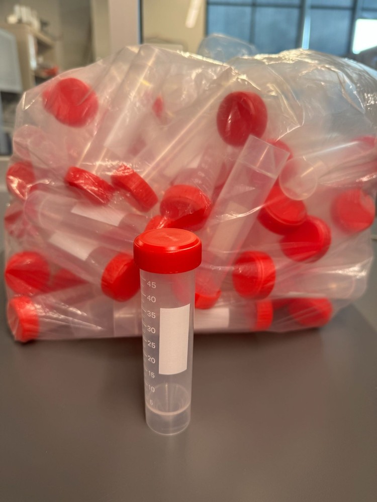 Self Standing Centrifuge Tubes 50mL [100 Pack]