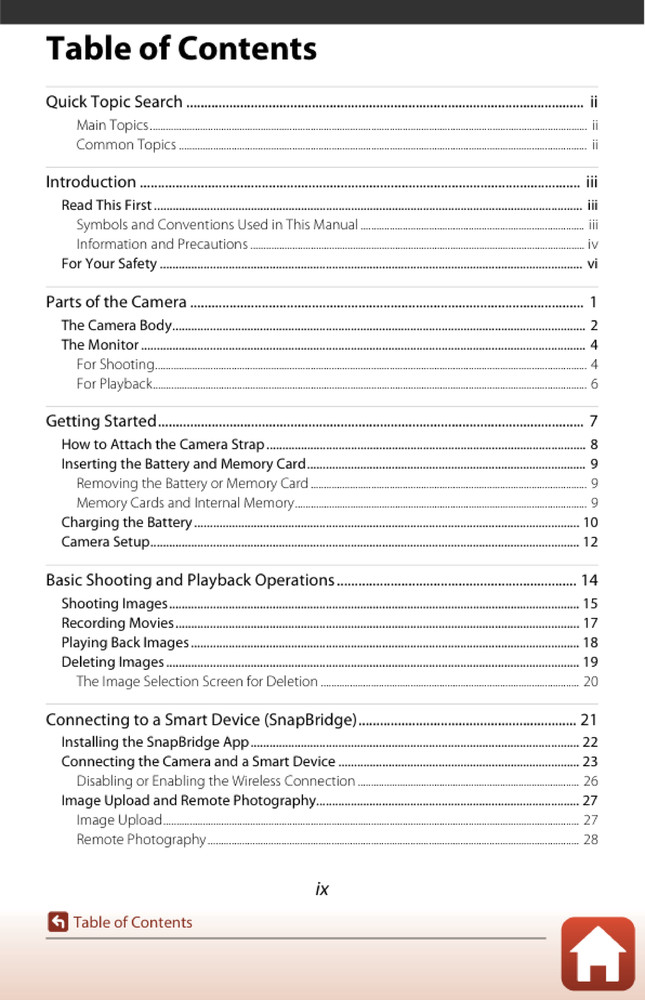 Nikon CoolPix A300 — User Reference Manual — 1/2 Size, 5.5" x 8.5" Small Compact