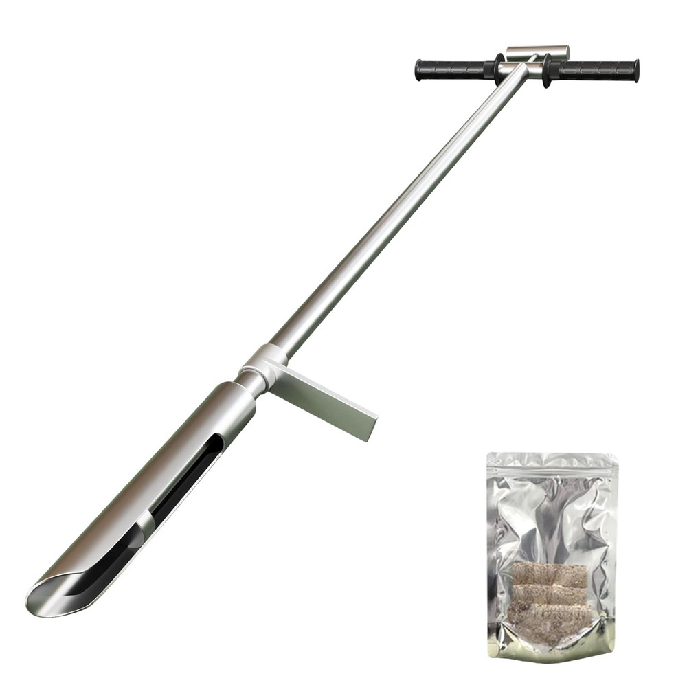 42 in Soil Sampler Probe,Stainless Steel Soil Sampler Probe,with Ejector Foot...