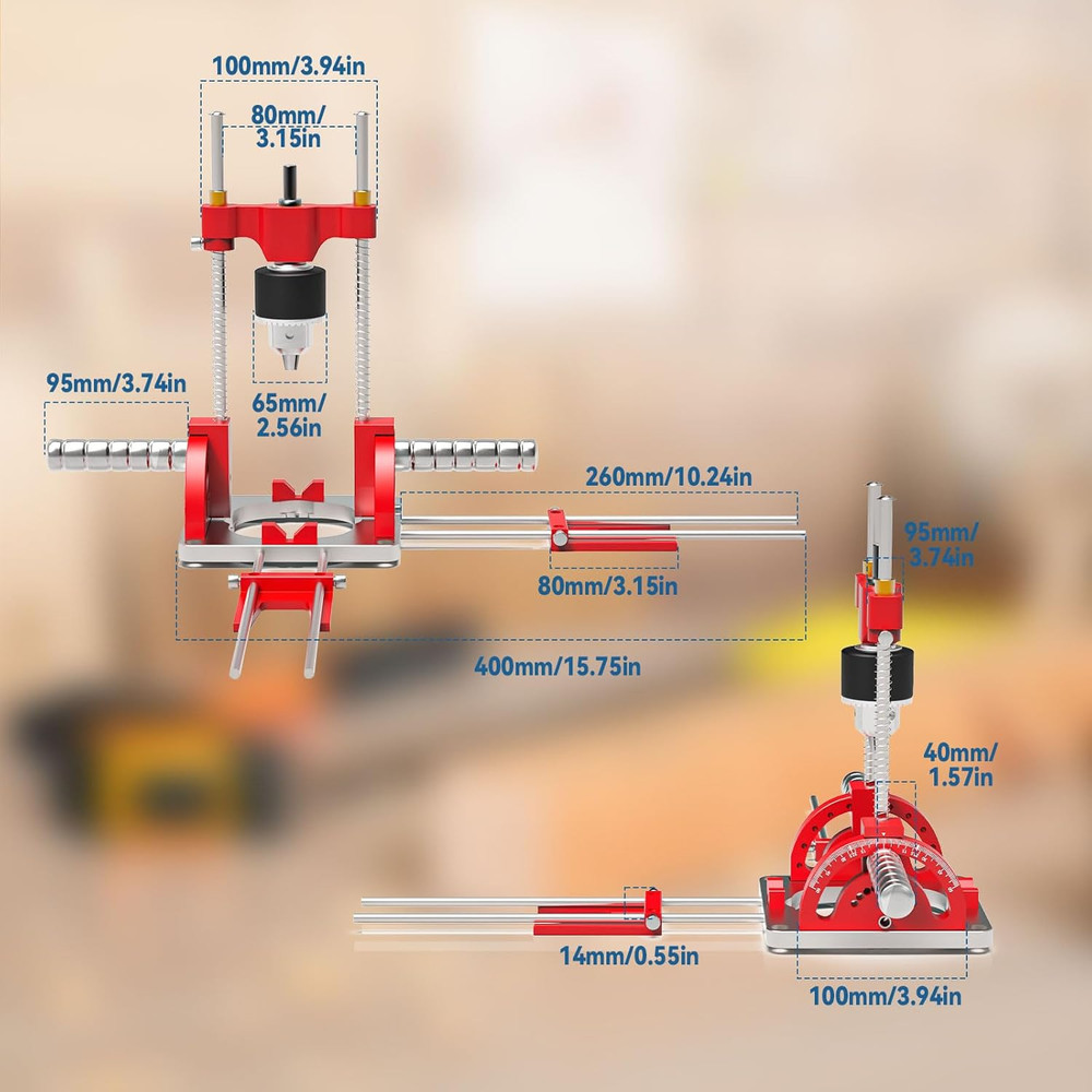 Multi Angle Drill Guide, Portable Drillling Guide, Precision Drilling Jig Attach