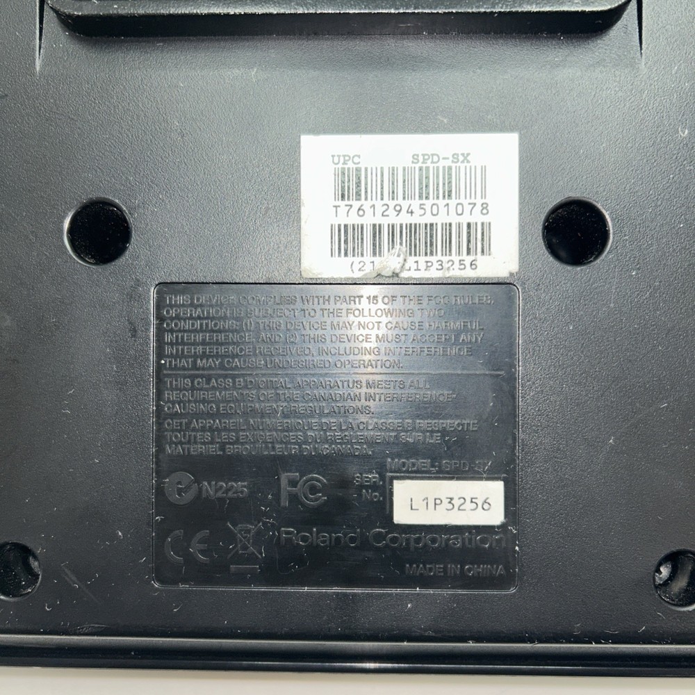 Roland SPD-SX Drum Sampling Pad With AC Power Adapter Percussion Pad READ