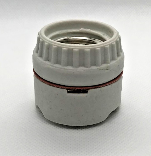New 2 Piece Ring Type Medium Base Porcelain Socket Sign Receptacle, #SO113I