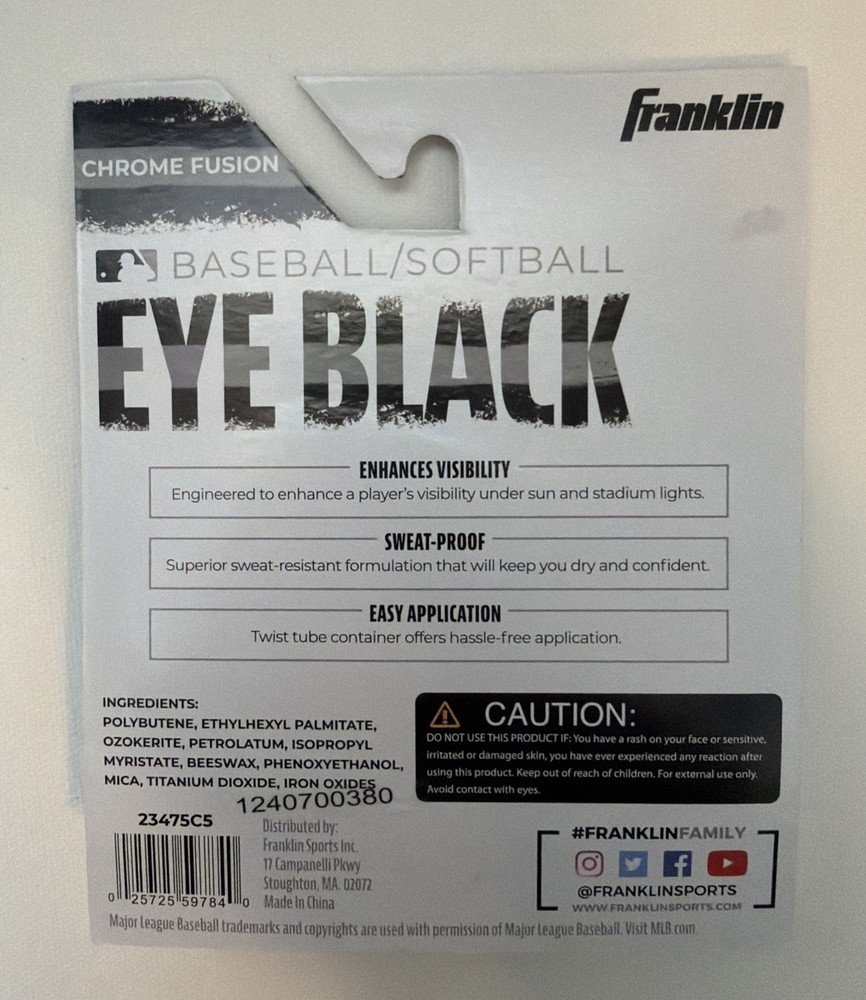 Franklin Chrome Fusion Eyeblack