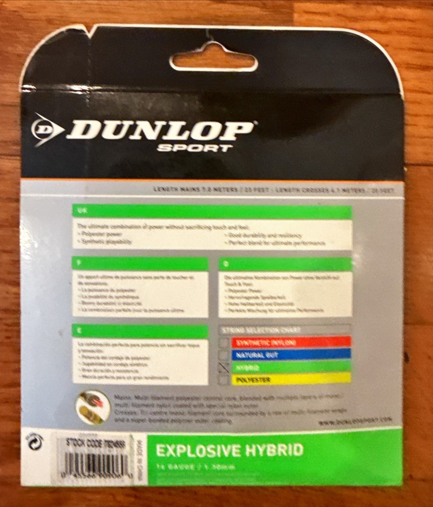 Dunlop Explosive Hybrid Tennis String