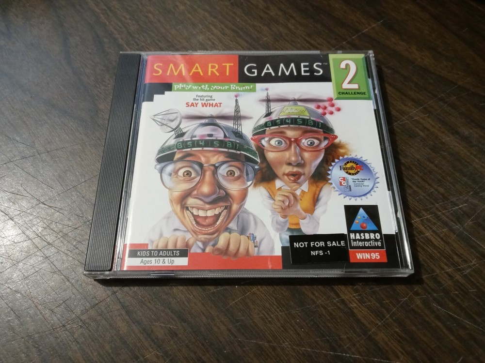 Smart Games 2 (1998, CD-ROM, Hasbro Interactive)