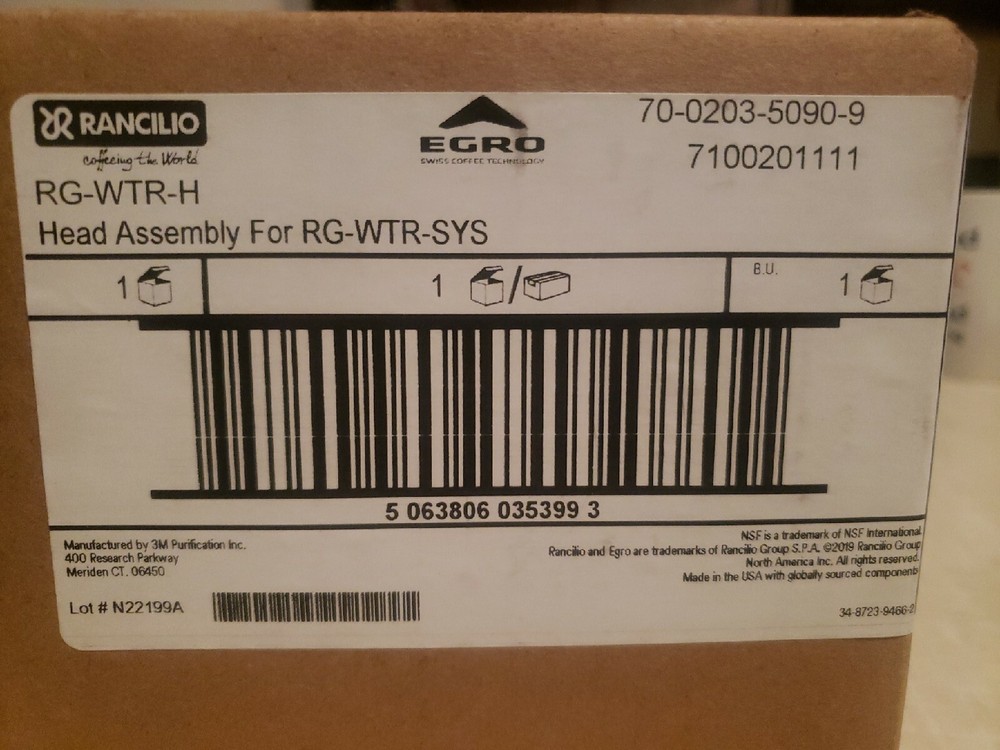 Rancilio RG-WTR-H 6240922