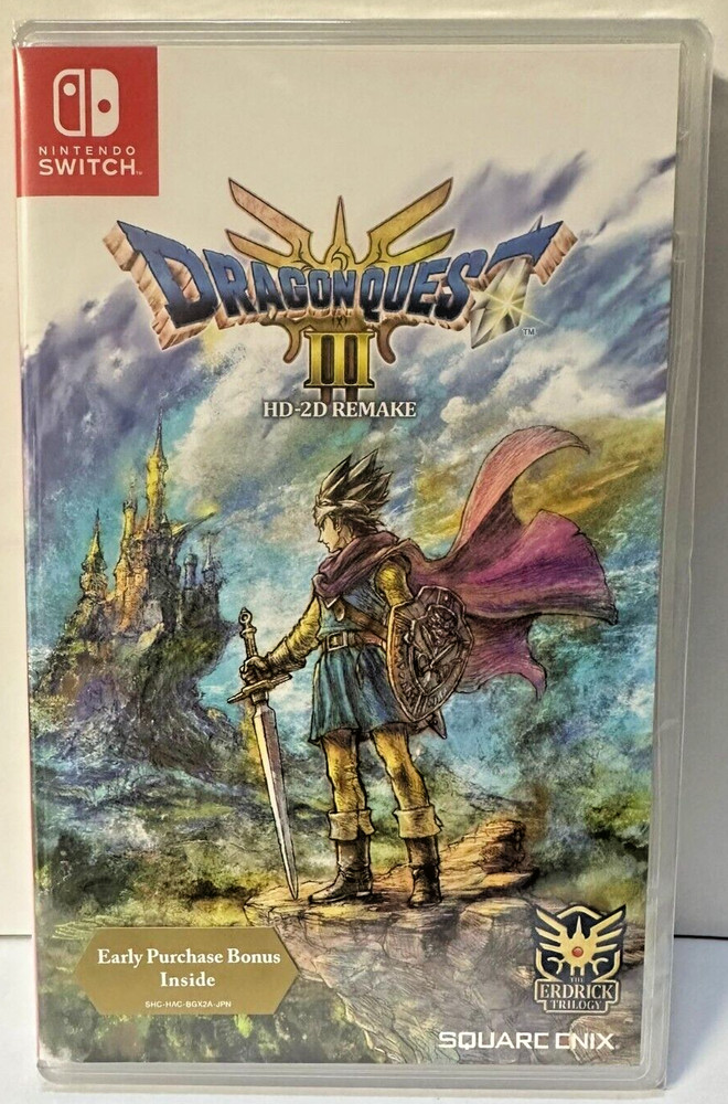 Dragon Quest 1, 2, 3 Collection & III HD-2D Remake & XI S Switch Special Bundle