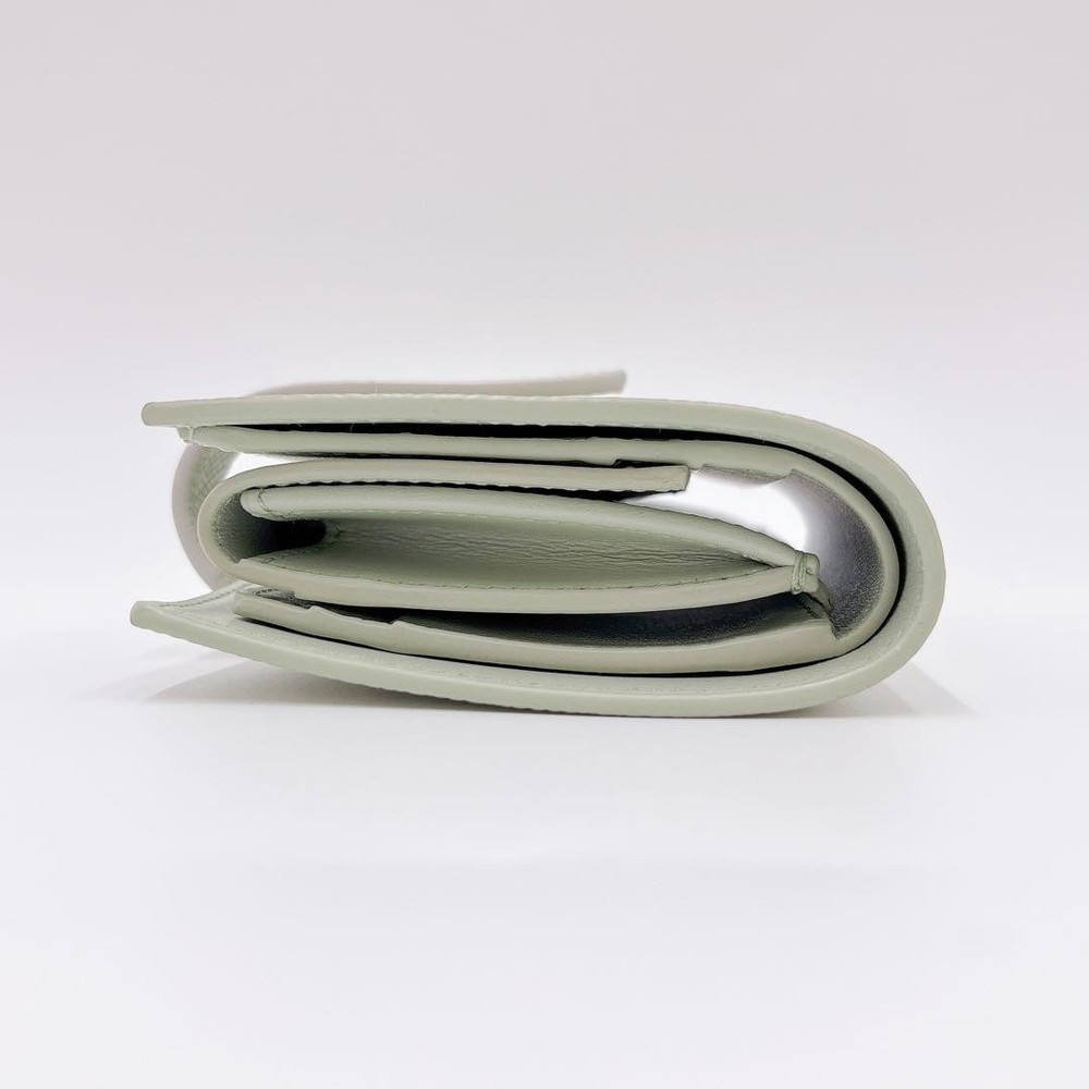 Item CELINE Small Strap Wallet Green From Japan