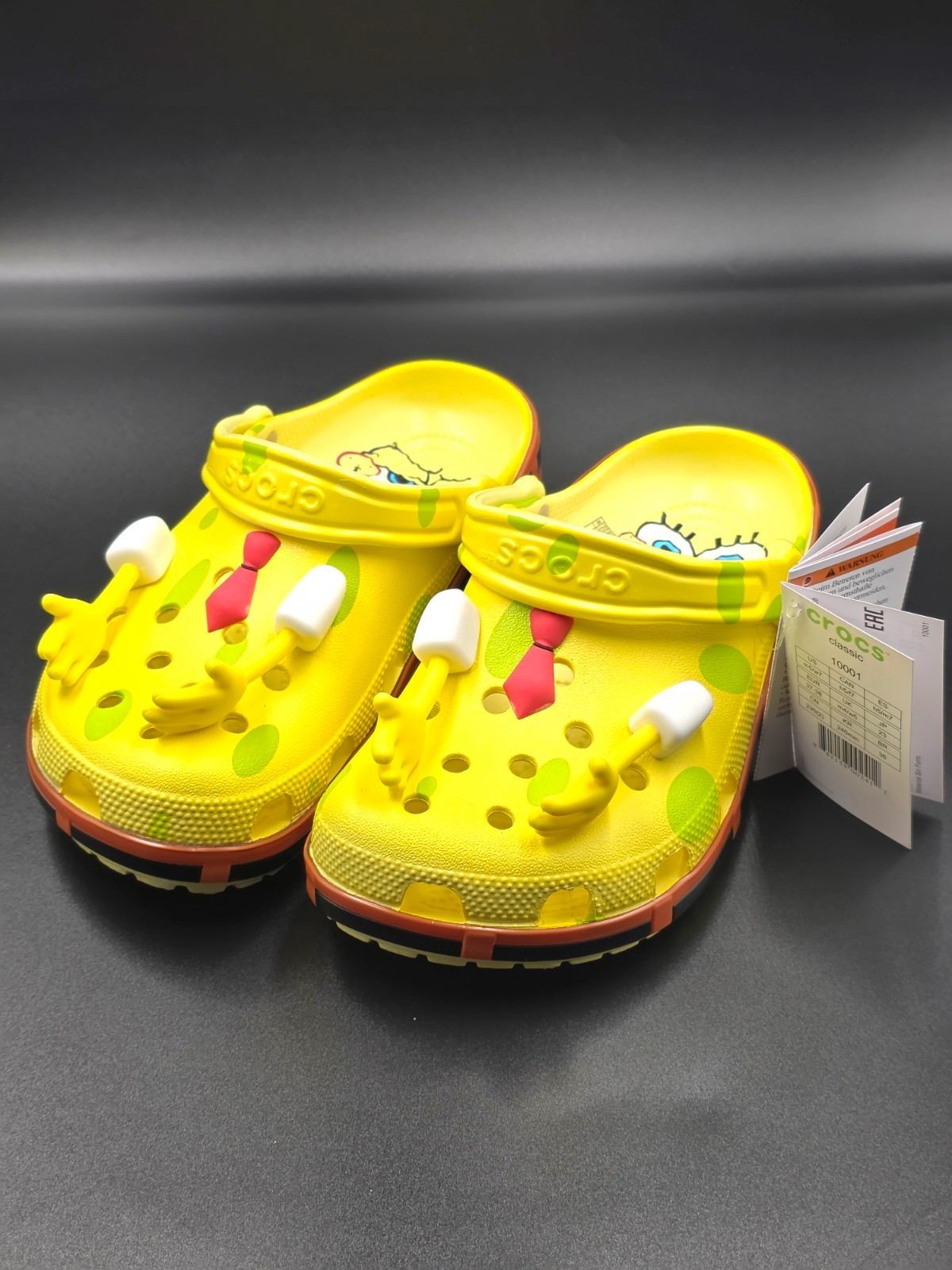 SpongeBob Crocs Cartoon Sandals Clogs Comfort Summer Beach Shoes