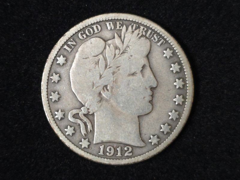 1912-D Barber Silver Half Dollar Fine 90223