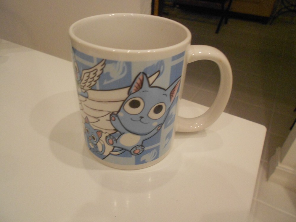 anmie happy parody mug 3 3/4" high