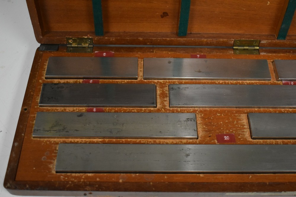 Dearborn Gage 5-20" Rectangular Steel Large/Long Gage Block Set - NN41