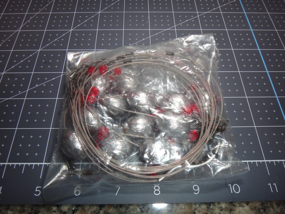 (33) 2.oz READY RIG SINKERS EGG WEIGHTS LOT