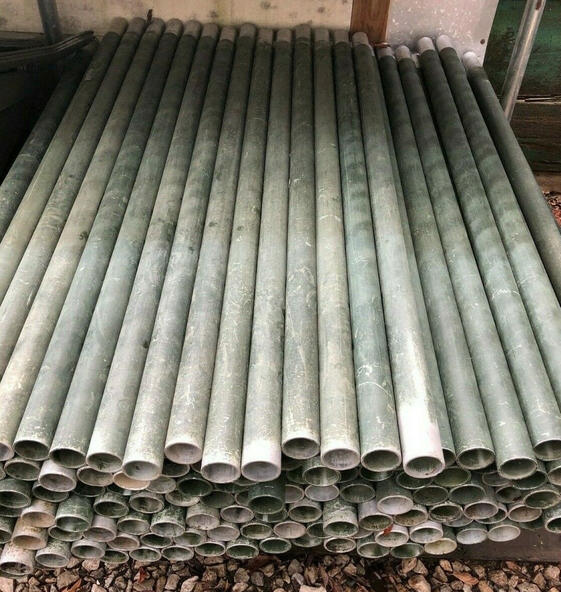 32 FEET - Antenna Tower Mast Pole*4' ALUMINUM*- LOT of 8 - 4 FOOT SECTIONS POLES