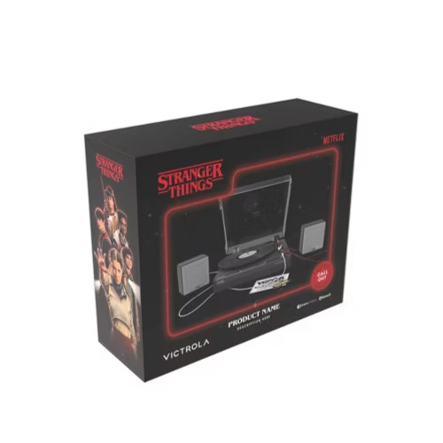 Stranger Things WSQK Record Player VINYLSTREAM technology