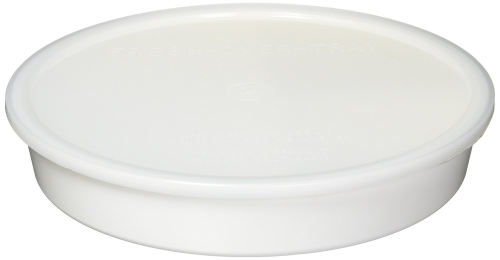 High-Sided Divided Dish, White, Break-Resistant & Lightweight Polypropylene P...