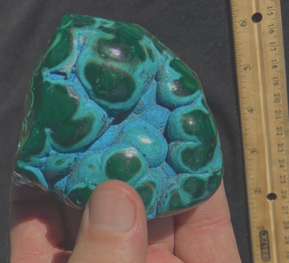 Mala-Chula (Azurite & Malachite) Botryoidal Specimen 198 grams - 7 Oz Congo