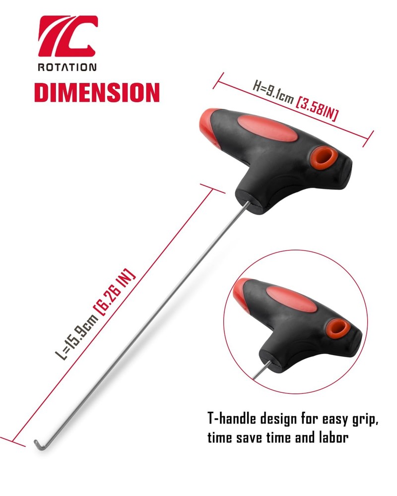 ROTATION 2-Piece Instrument Cluster Removal Tool – Dashboard Pulling Hooks Se...
