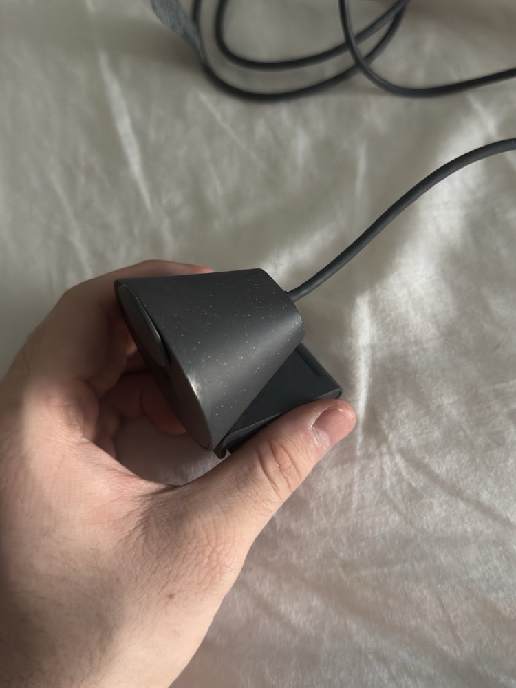 Logitech Clip-On Webcam Black USB C High-Quality Video Calling Computer Camera