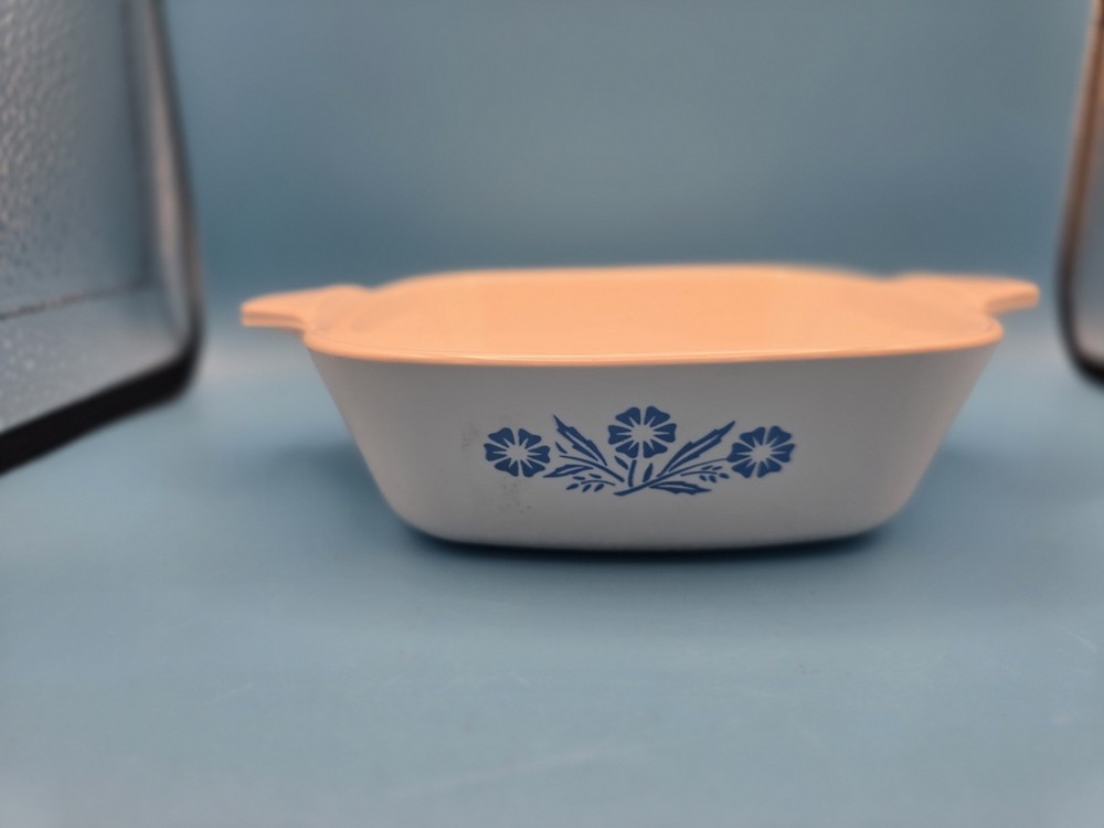 Vintage Corningware Petite Pan Set Cornflower