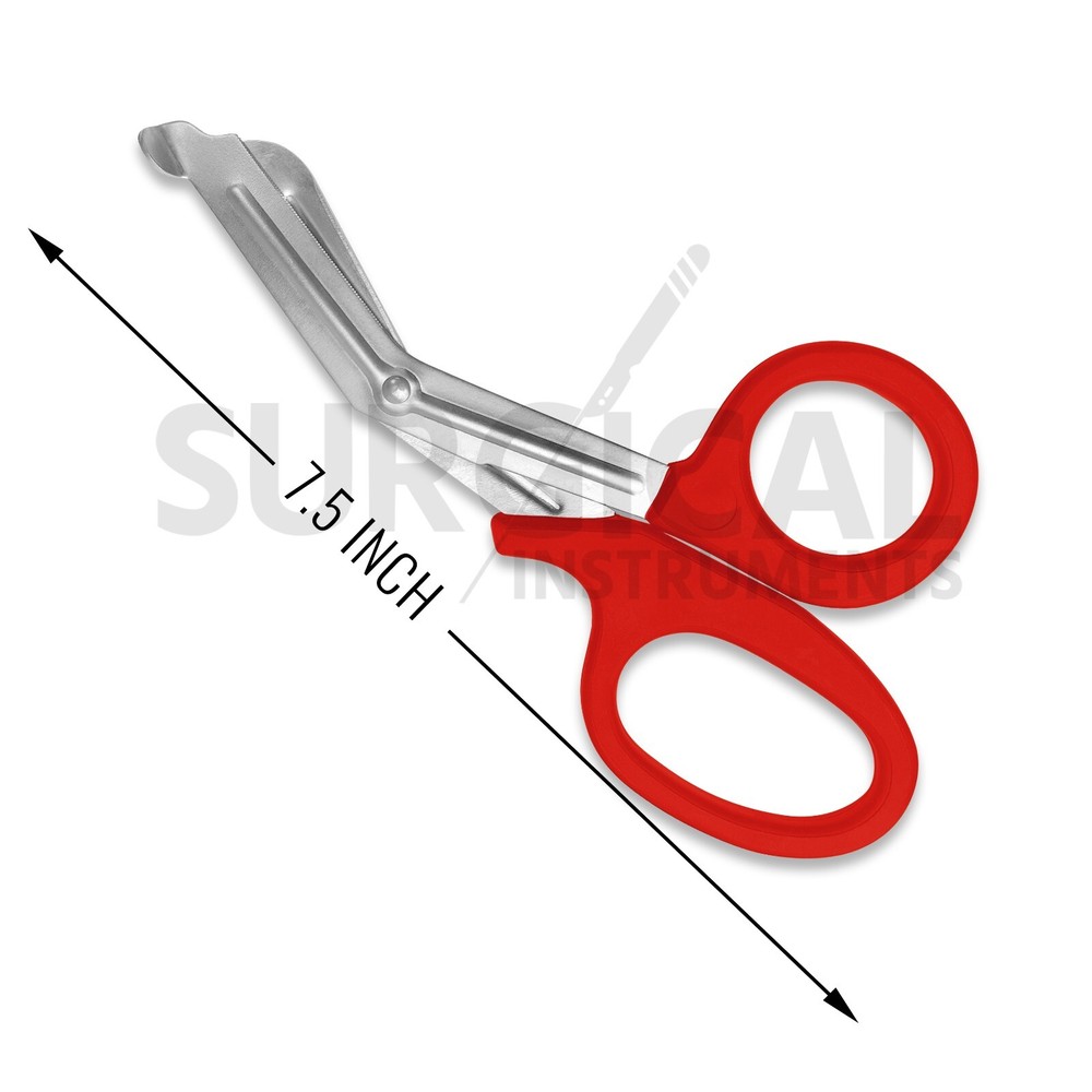 4 Pcs First Aid Paramedic Tools Set Kit For Nurses Surgical Instruments ( Red )