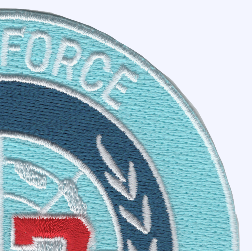 USS Quincy CA-71 Task Force 77 Korea Patch