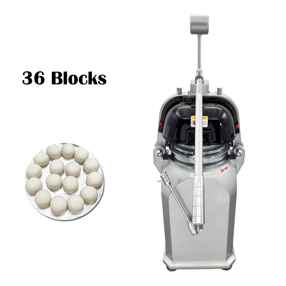 36 Blocks Commercial Semi-Automatic Dough Divider and Rounder Equal Division