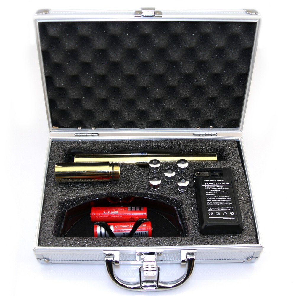1mw Adjustable Focus 638nm Red Laser pointer Pen Visible Beam Flashlight US