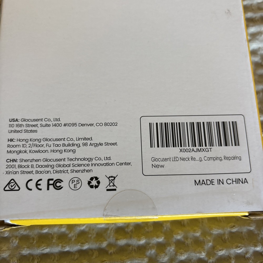 Glocusent LED Neck Reading Light - Grey (GLCSNTBL001)