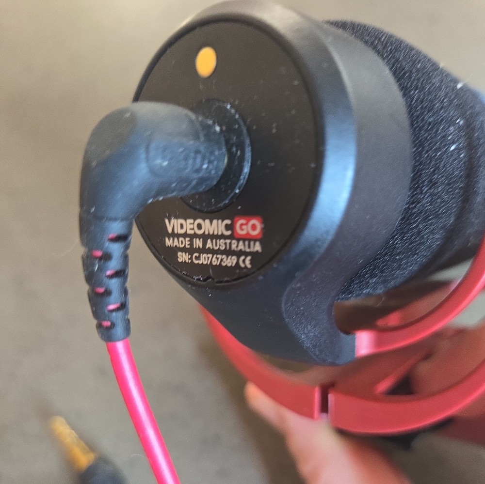 Rode VideoMic GO Lightweight On Camera Microphone A5