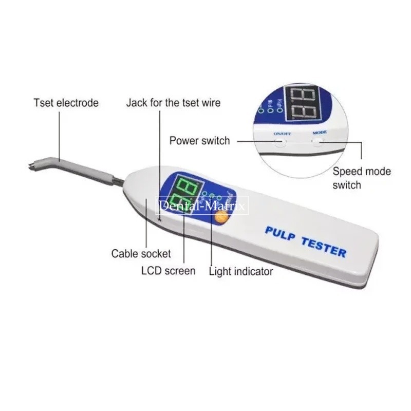 Dental Endo Oral Electric Pulp Tester Teeth Nerve Testing Vitality Device Kit