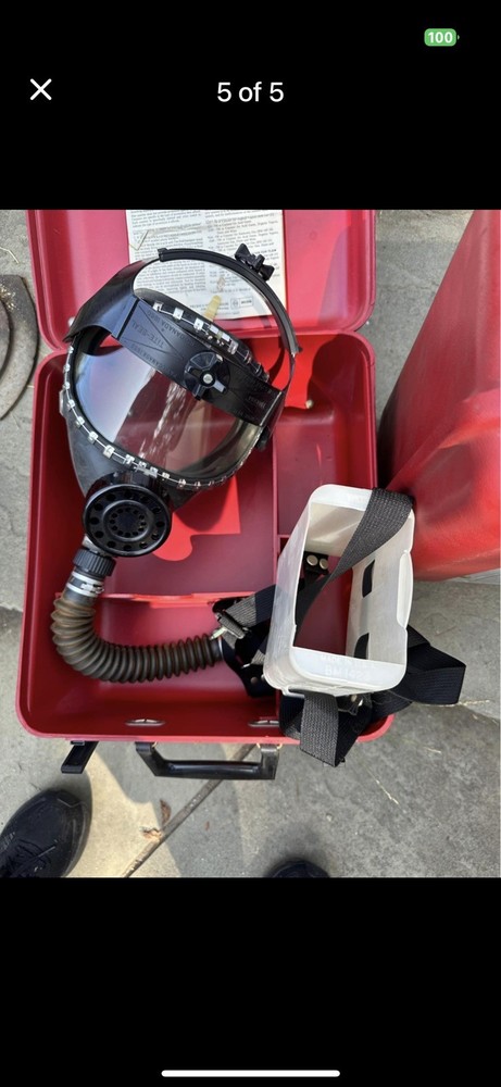 Vintage Willson Gas Mask & Case