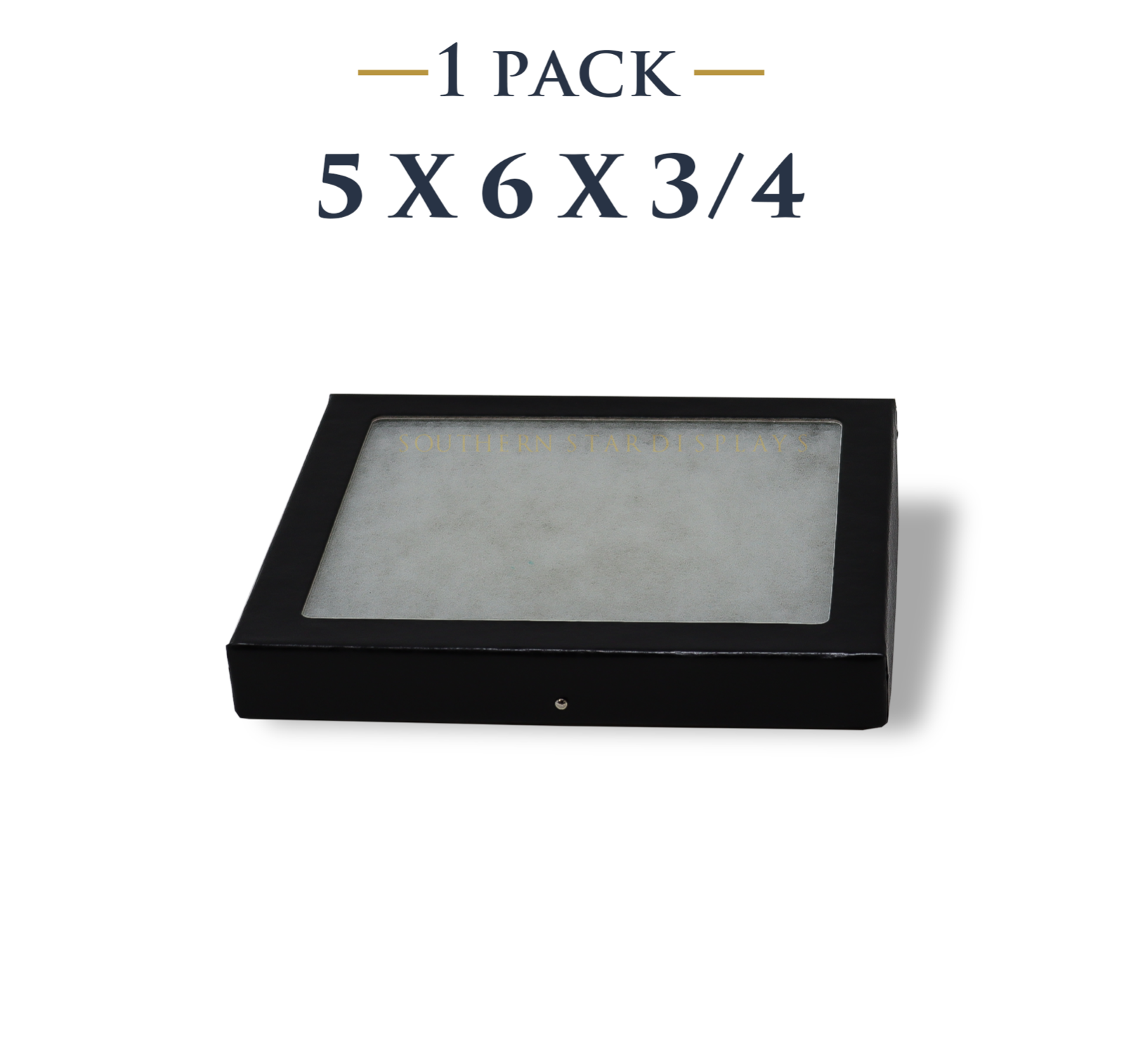 5 x 6 x 3/4 Riker Display Case Box for Collectibles Arrowheads Jewelry & More