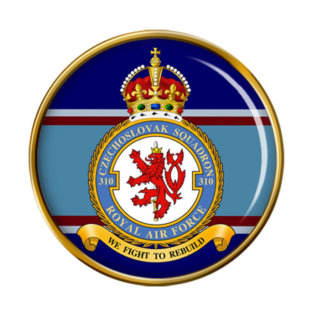 310 Czechoslovak Squadron, RAF Pin Badge