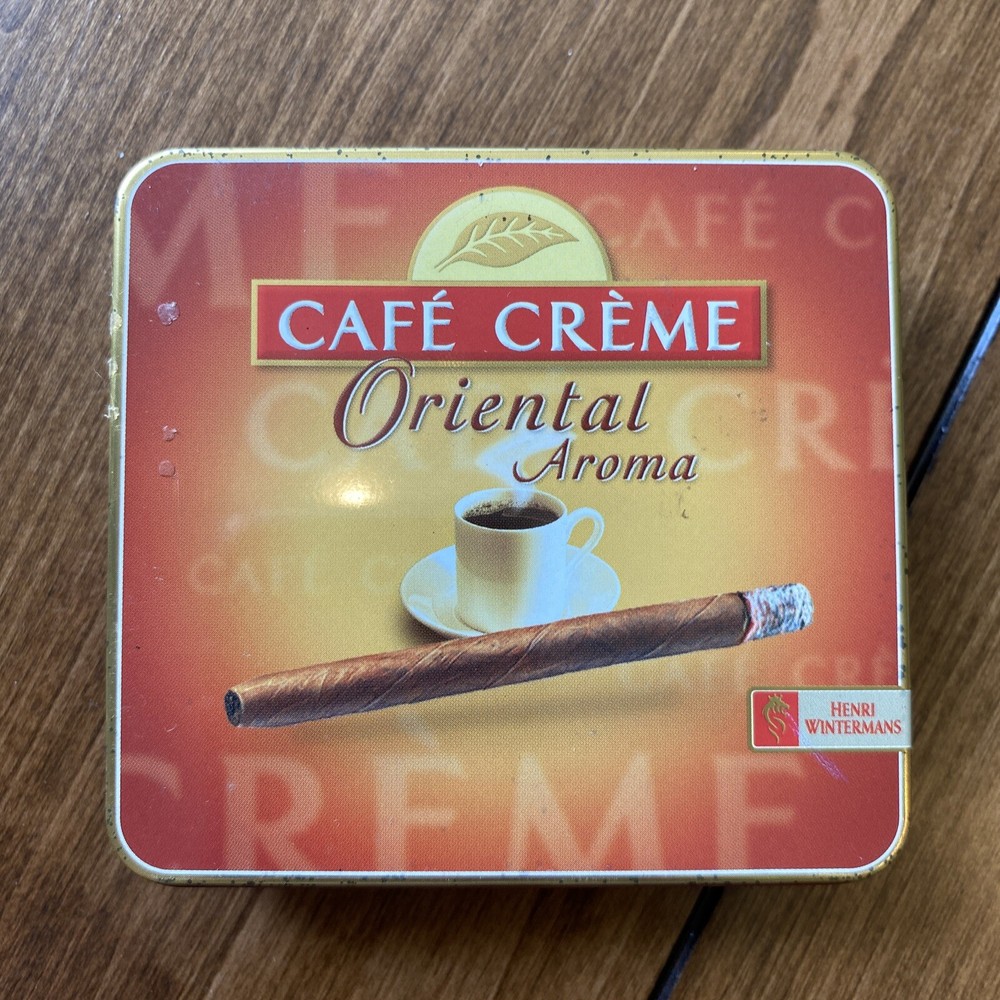 Cafe Creme Tin Box Mini empty