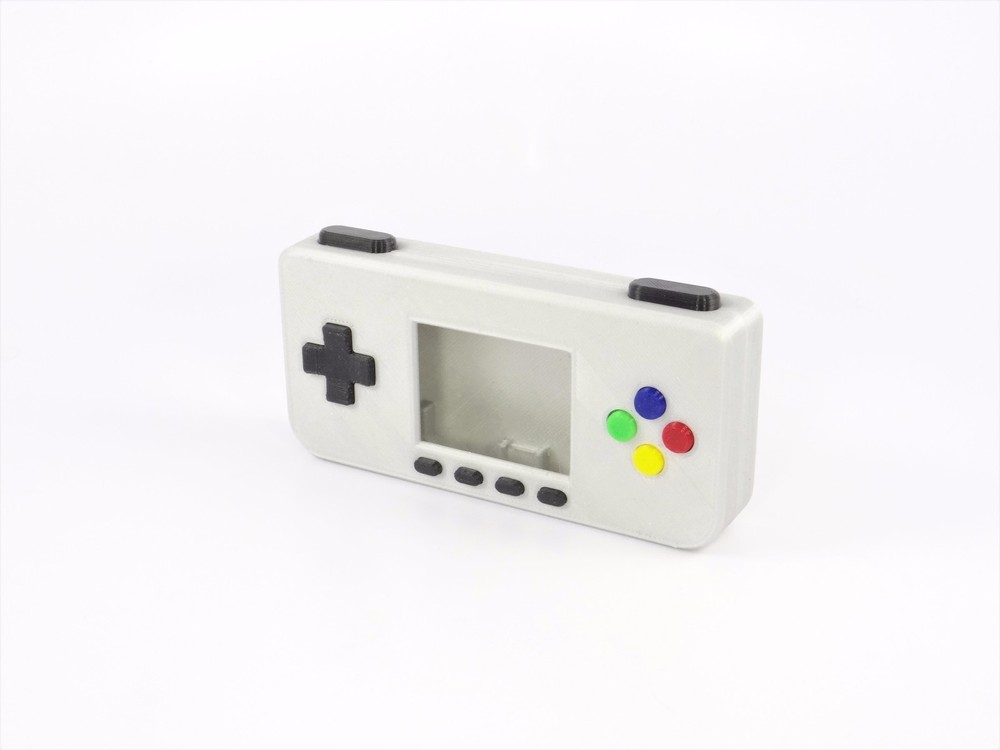 PiGRRL Zero SLVER Game Boy Case Buttons Screws Washers Gameboy Raspberry Pi Zero