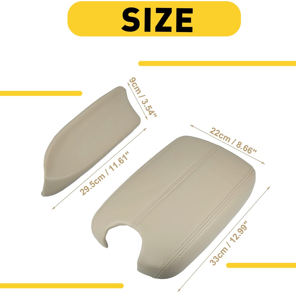 Door Armrest Hand Leather Arm Rest Cover Base Lid For Honda Accord 08-12 J