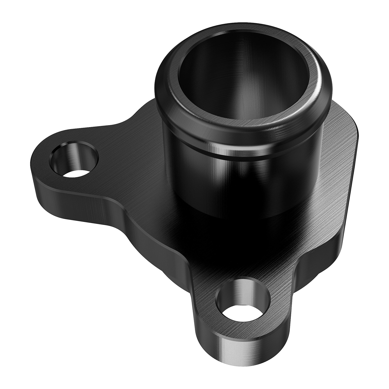 Billet Aluminum Coolant Port Flange Fitting + O-ring Clamp For BMW N54 N52 3.0L