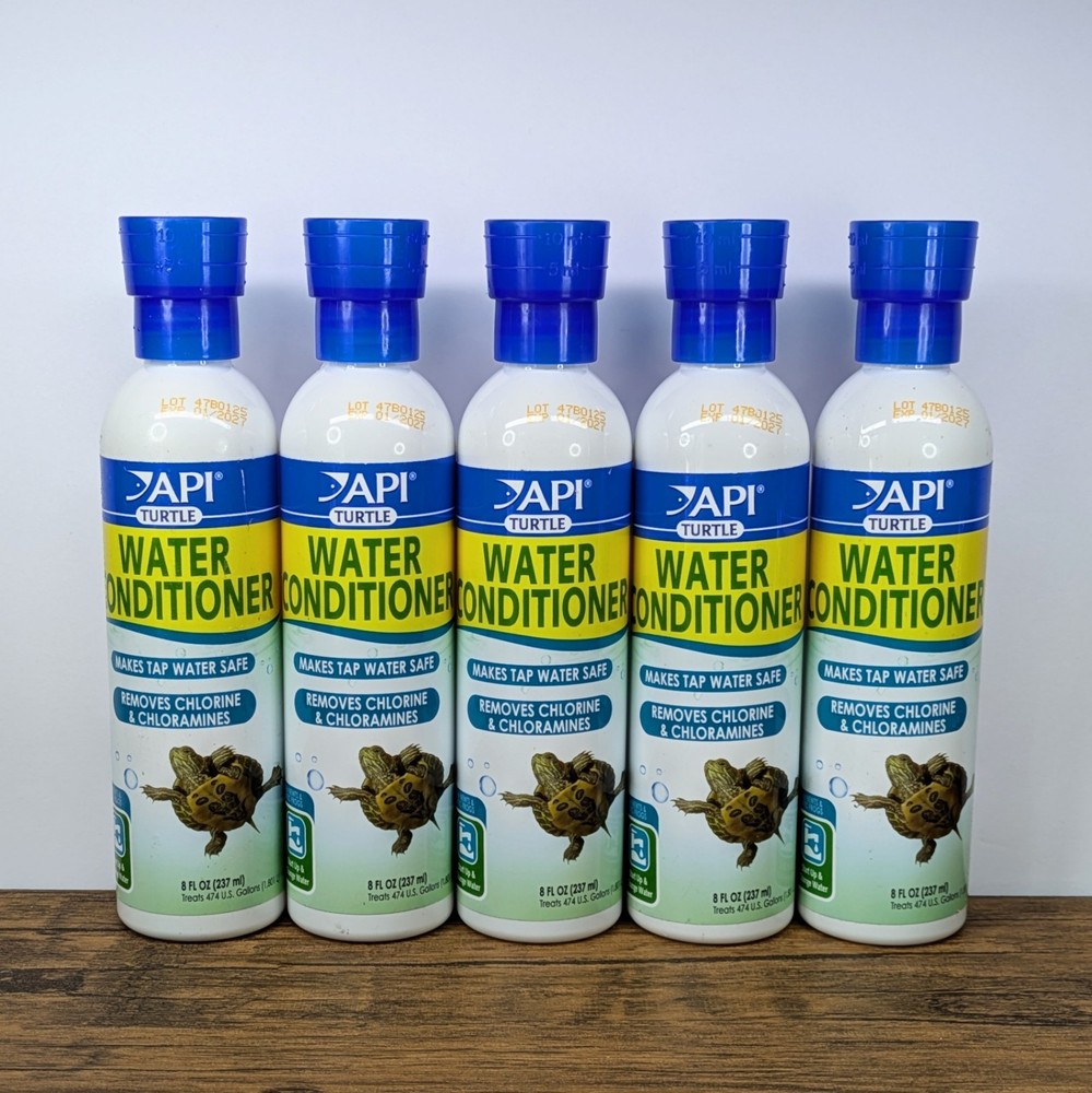 5pc API Turtle Aquarium Water Conditioner 8oz, Exp 1/2027