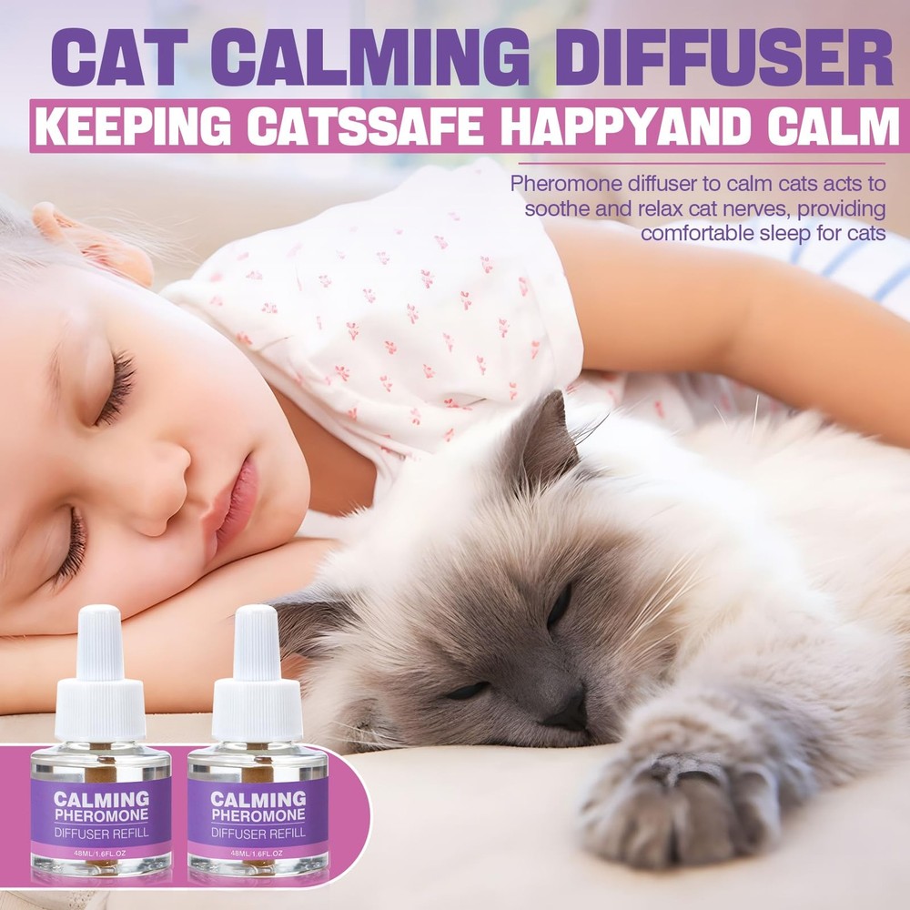 Cat Pheromones Calming Diffuser Refill 6 Pack Multicat Pheromone Diffusers Refil