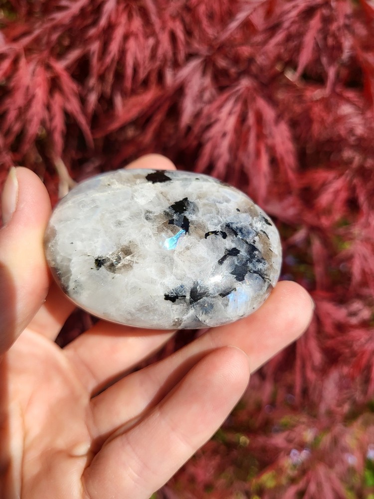 Rainbow Moonstone Palmstone *sale*