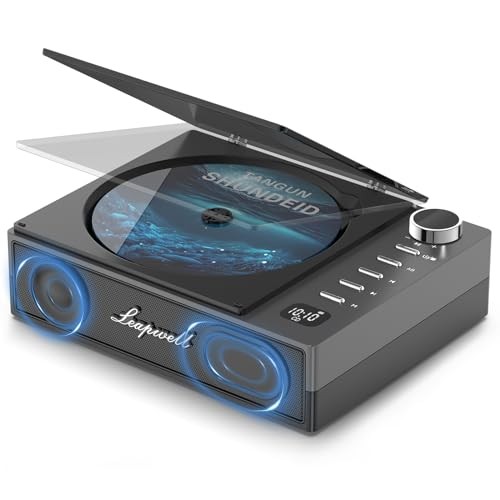 CD Player Portable, Portable CD Player with Speakers Bluetooth Black