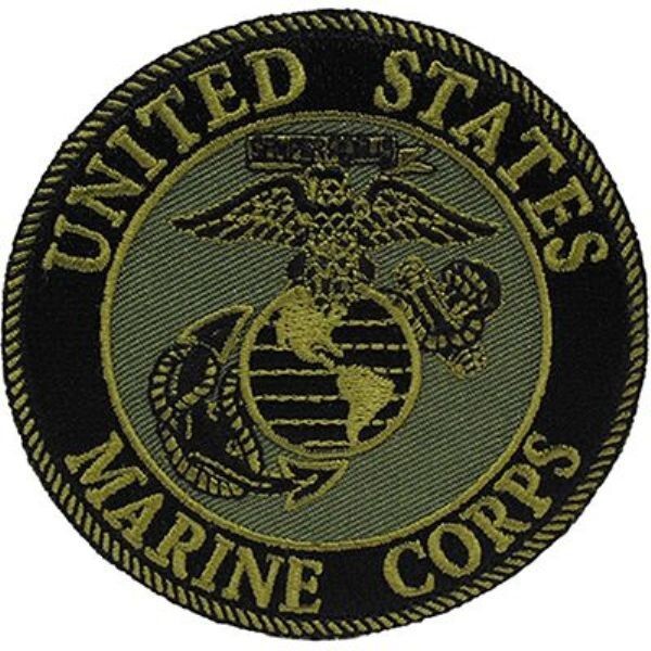 MILITARY PATCH-USMC LOGO  (SUBDUED) (3-1/16") - PM0894