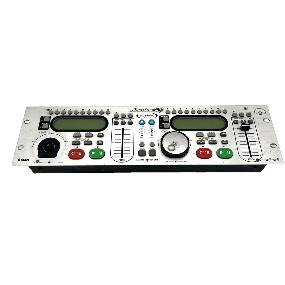 American DJ DCD-PRO400 Dual CD Player Remote Control Unit Untested For Parts