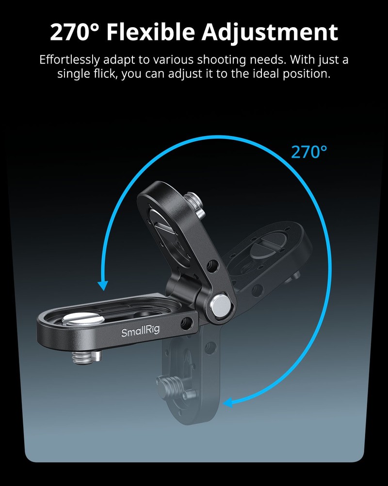 SmallRig Foldable Mini L-Shaped Mount Plate for Transmitters, Monitors