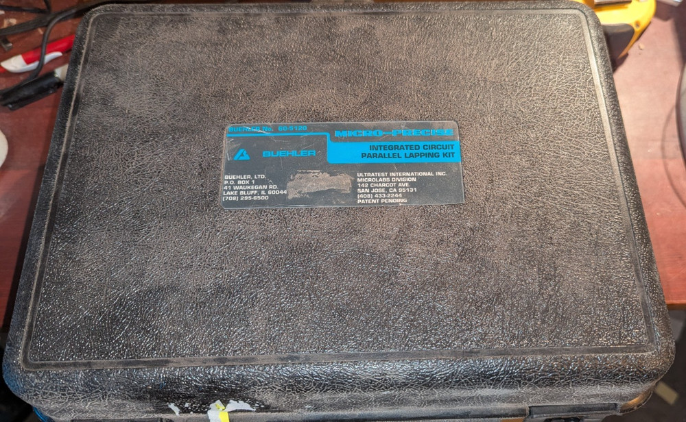 Buehler 60-5120 Integrated Circuit Parallel Lapping Kit INCOMPLETE