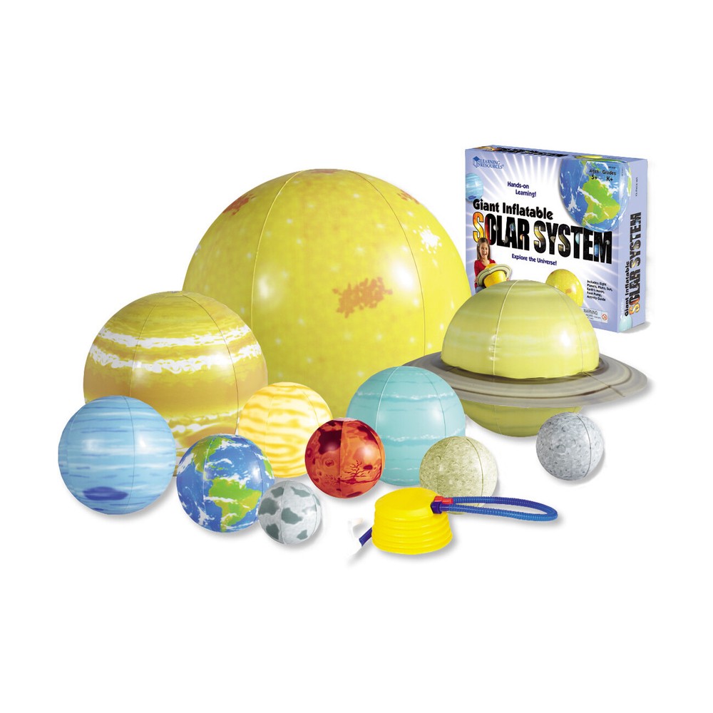New - Learning Resources Giant Inflatable Solar System Set - Ages 5+