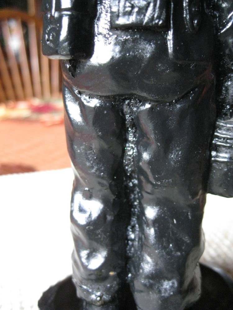 🇺🇸 😃 ⚒️ 🔥 vintage coal miner statue