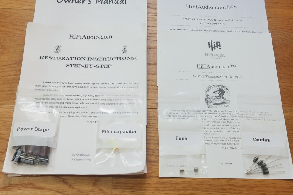 Heathkit DX-60B restoration kit upgrade recap capacitor rebuild