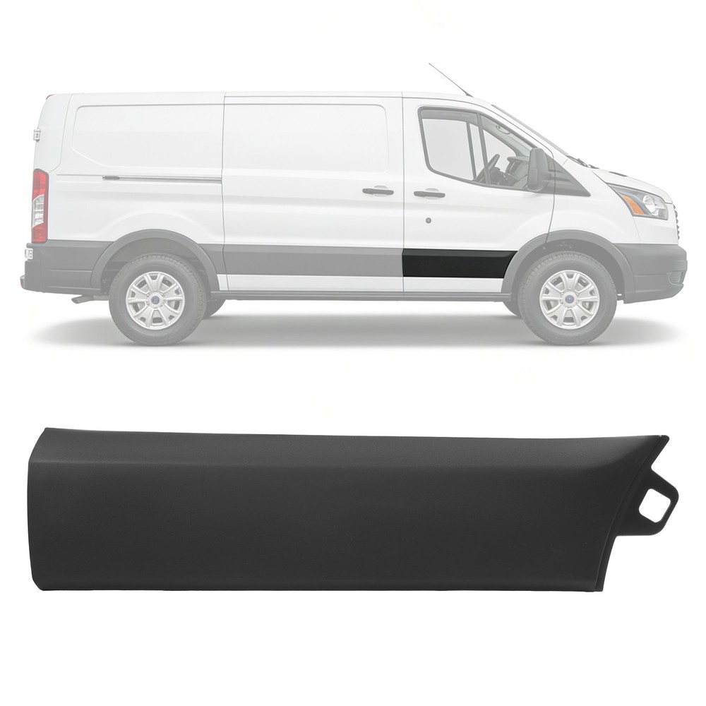 Outer Door Molding For 2015-2019 Ford Transit 150 250 350 HD Front Right Lower